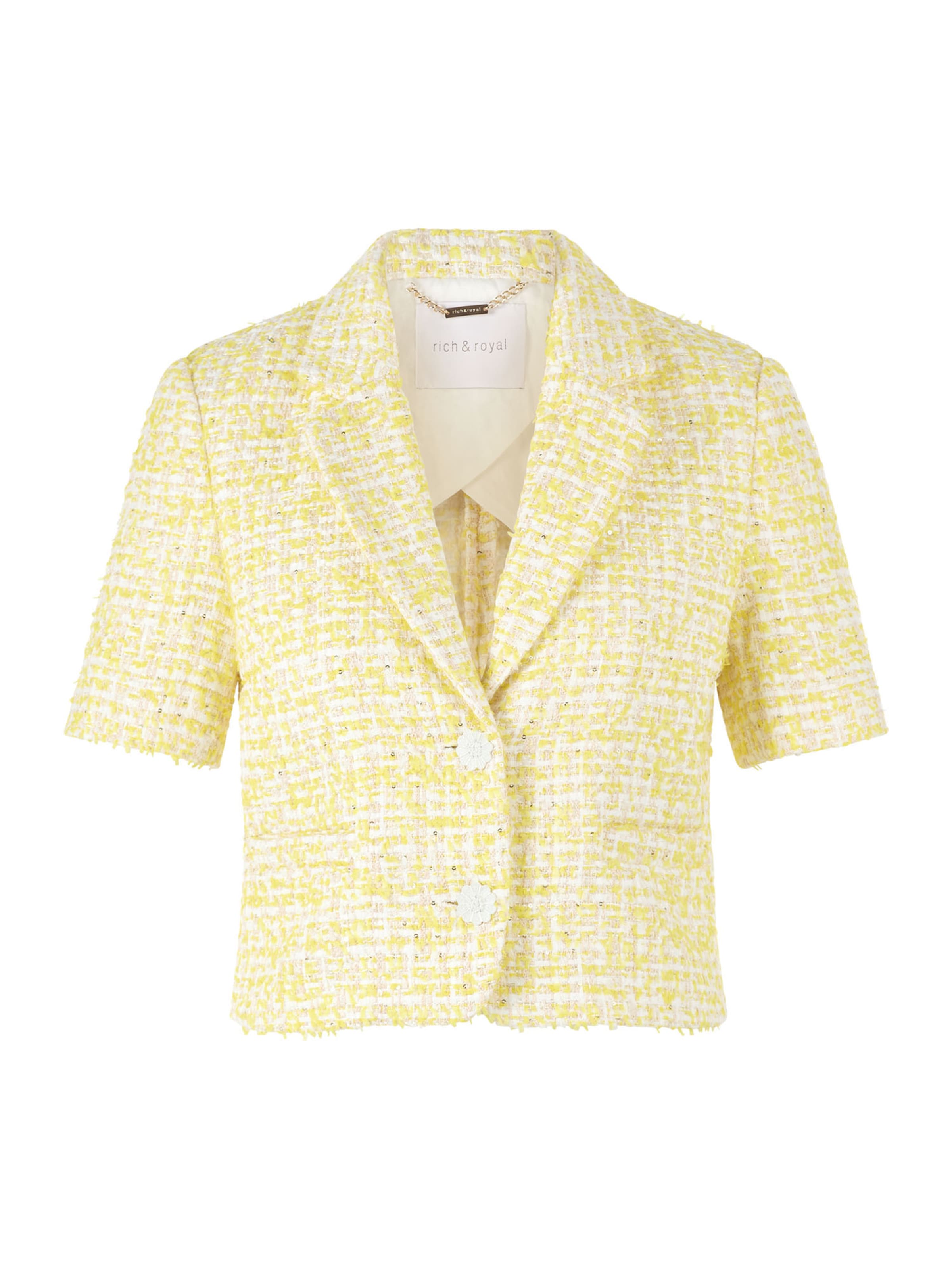 Rich & Royal Блейзър в жълто: отпред