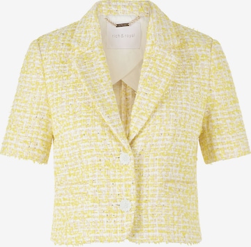 Rich & Royal Bleiseri värissä keltainen: etupuoli