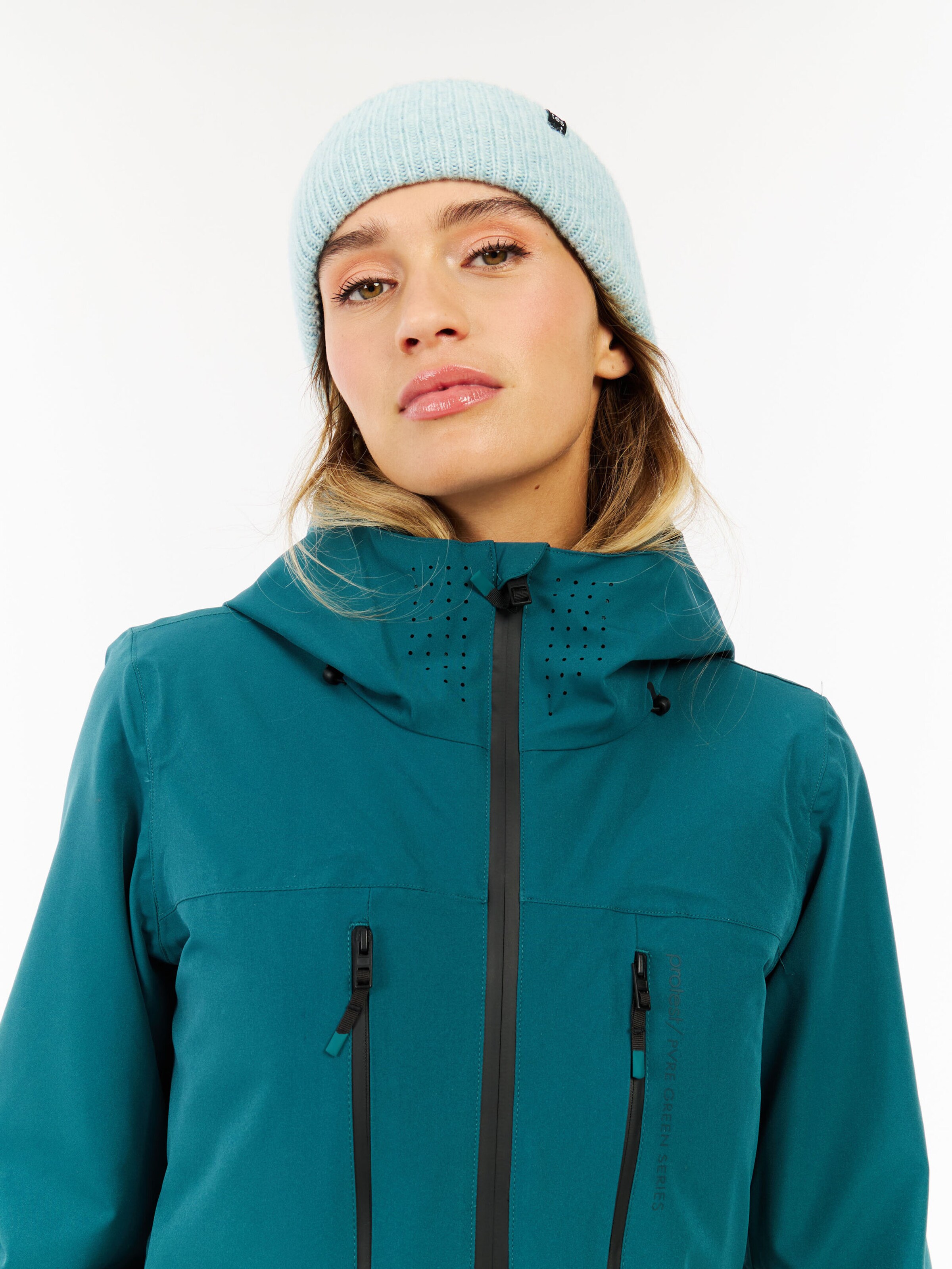 PROTEST Sportjacke 'PRTBEVERLY'‌‌‌‌‌ in Blau