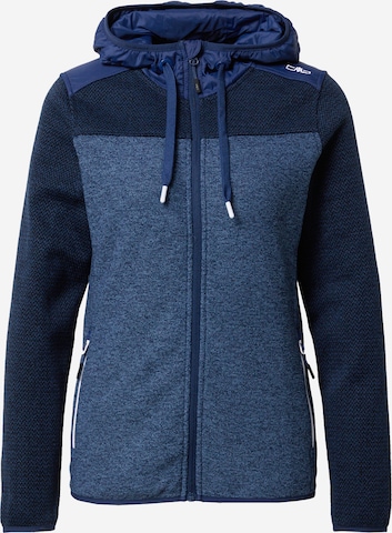 CMP Athletic fleece jacket in Blue: front