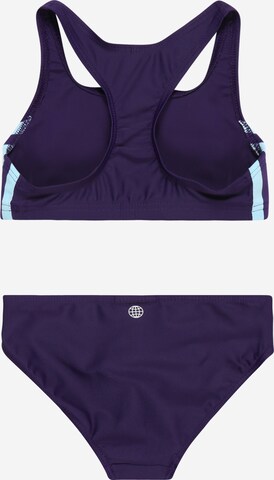ADIDAS PERFORMANCE Athletic Swimwear '3-Stripes' in Purple