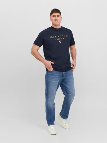 JACK & JONES Loosefit Jeans 'Mike' in Blauw