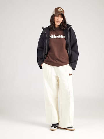 ELLESSE - Camisa 'Visio' em castanho