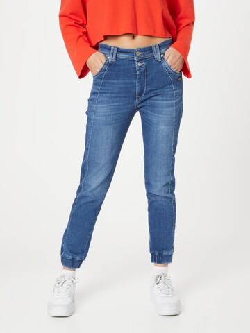 Tapered Jeans 'RAFFAELA' de la Gang pe albastru: față