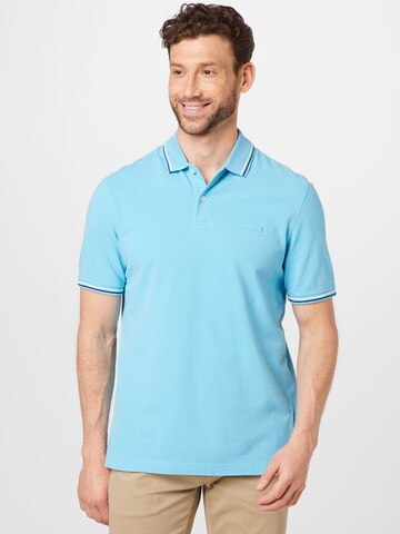 bugatti Regular Fit Poloshirt in Blau: predná strana