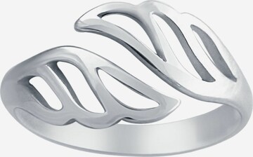 Gemshine Ring 'YOGA Lotusblume' in Zilver: voorkant