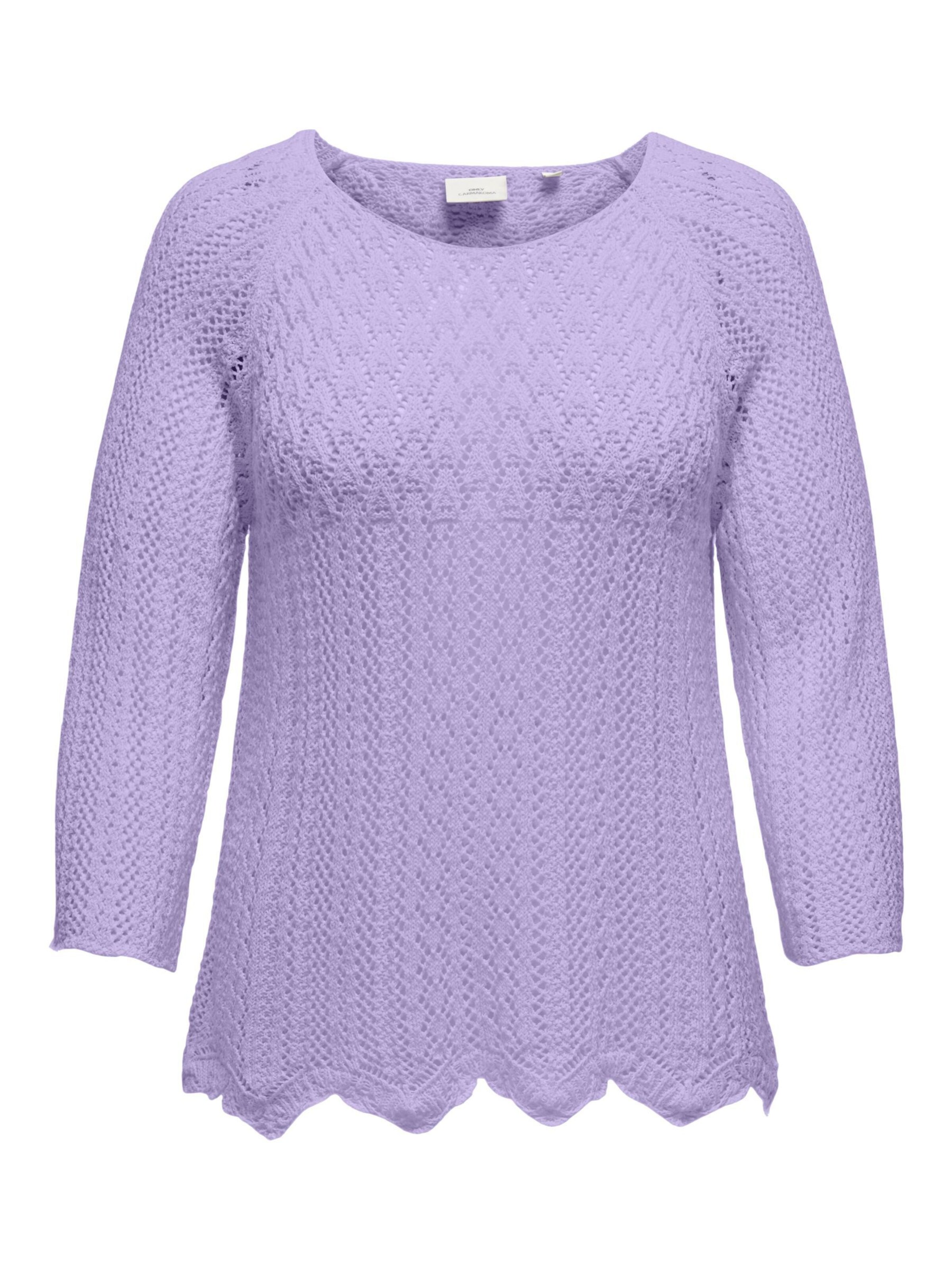 Pull-over 'CARNola' ONLY Carmakoma en violet : devant