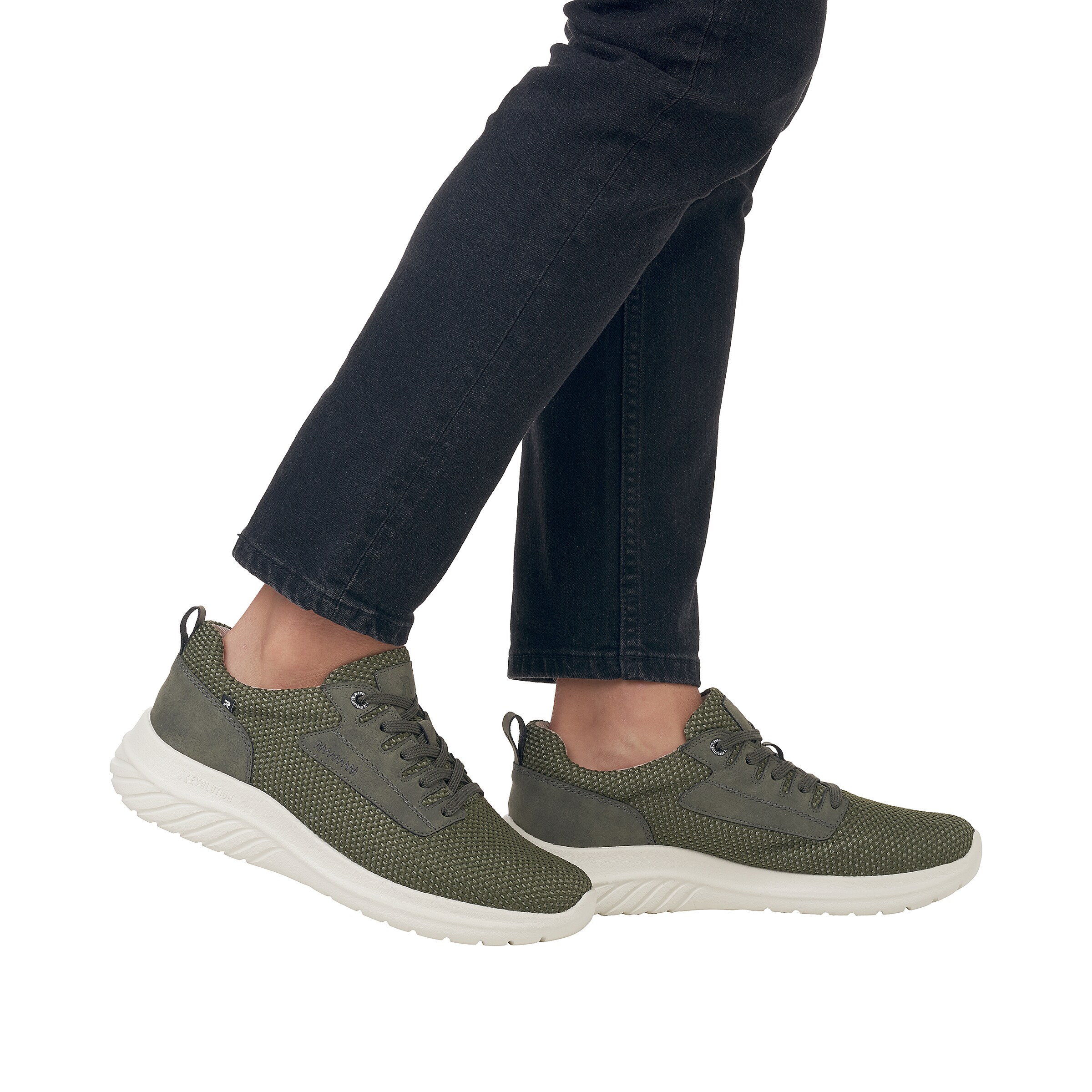 Rieker Sport Sneaker in Grün: Vorderseite