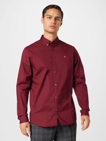 SCOTCH & SODA Regular fit Button Up Shirt in Red: front