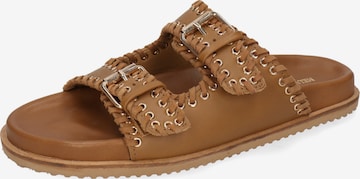 MELVIN & HAMILTON Pantolette 'Eve 1' in Braun: Vorderseite