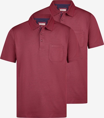 redmond Shirt 'Basic' in Rot: Vorderseite