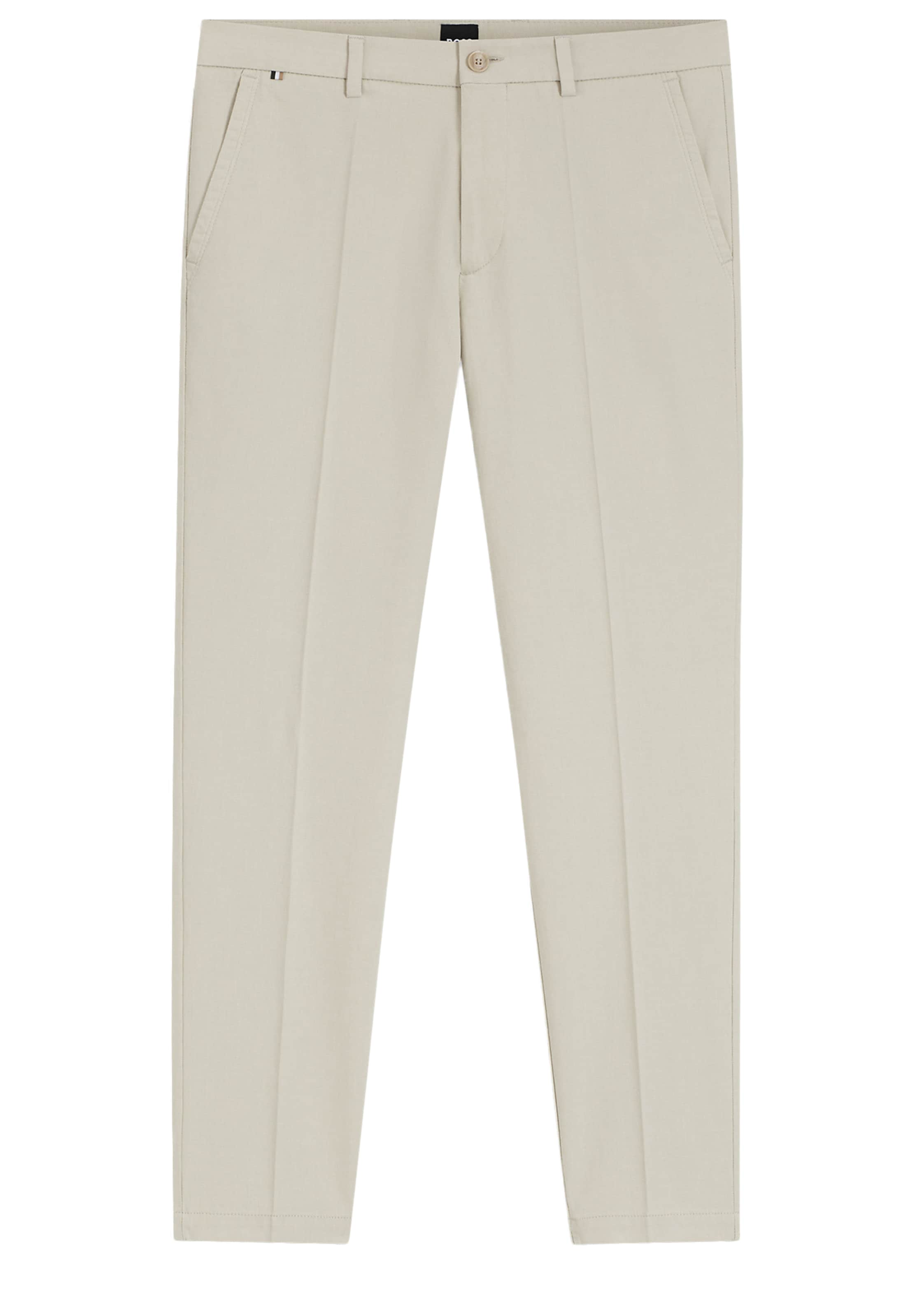 BOSS Slimfit Chinohose in Beige: Vorderseite