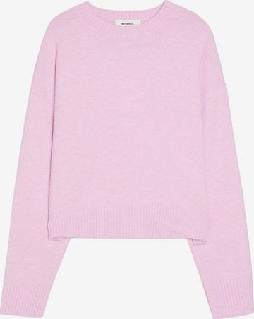 Bershka Svetr – pink: přední strana