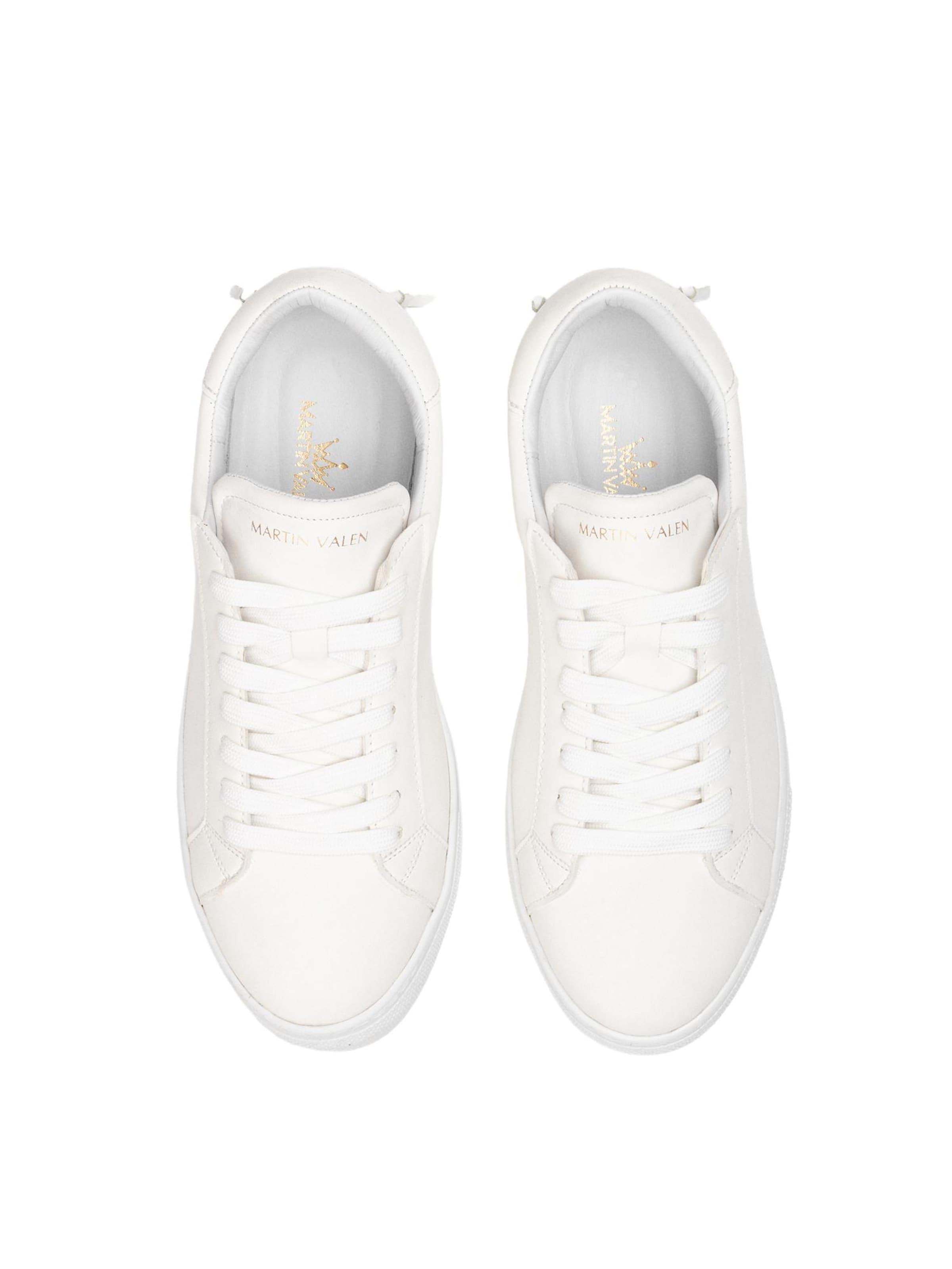Baskets basses MARTIN VALEN en blanc