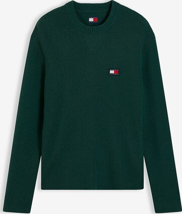 Pull-over Tommy Jeans en vert : devant