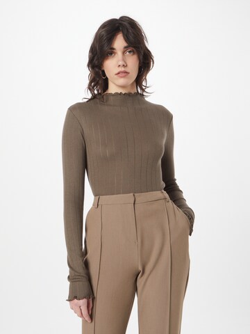 modström Shirt 'Issy' in Brown: front