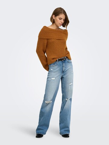 ONLY Sweater 'MAGGIE' in Brown