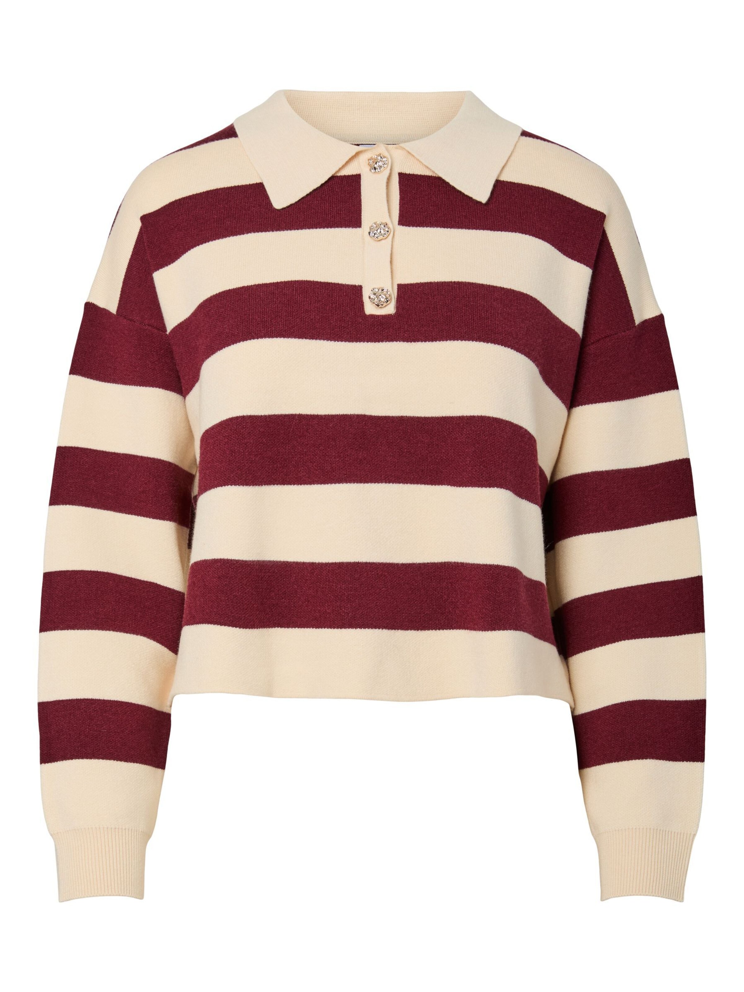 Pullover PIECES di colore cipria / rosso scuro, Visualizzazione prodotti