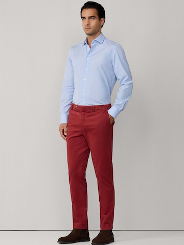 Hackett London Slimfit Chino 'Kensington' in Rood