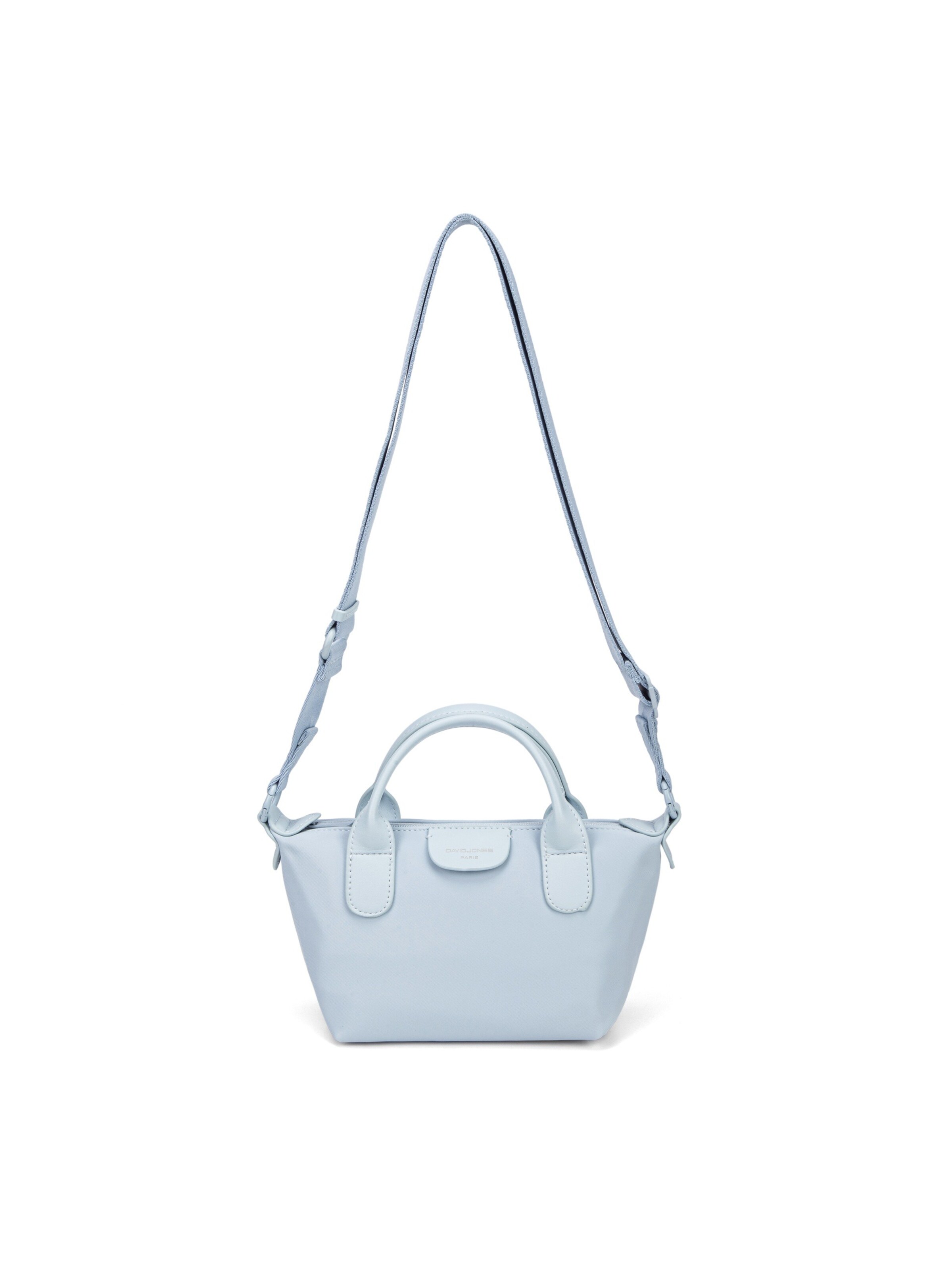 Borsa a mano 'Mini Borsa a Mano David Jones Doppi Manici Zip' di David Jones in blu