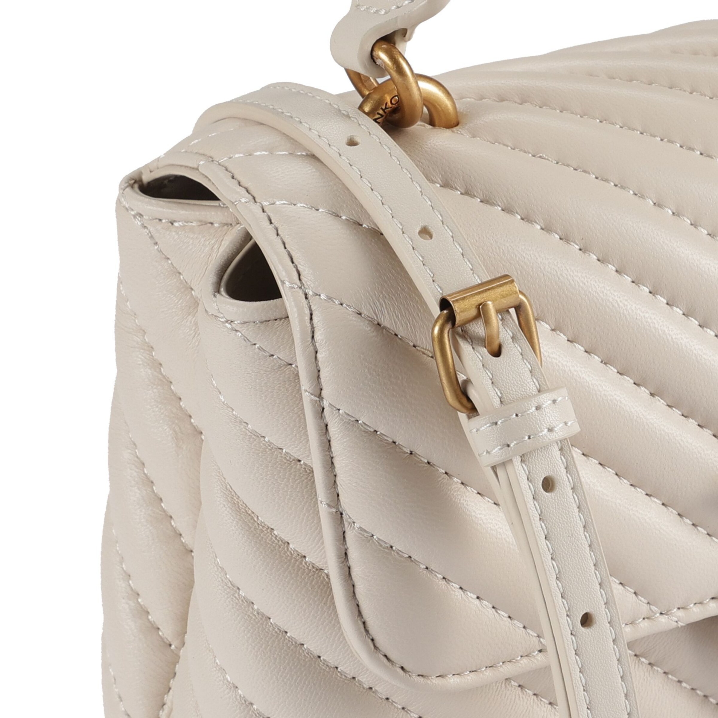 PINKO Handtasche 'Love Lady' in Weiß