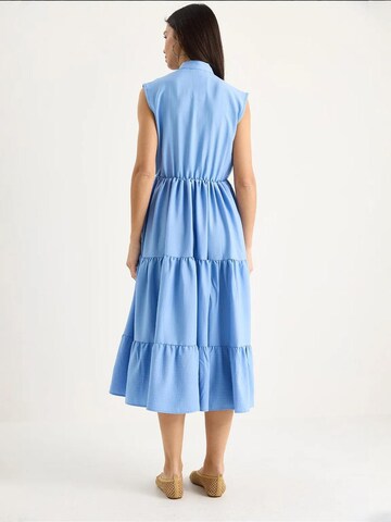 Bianco Lucci Jurk in Blauw