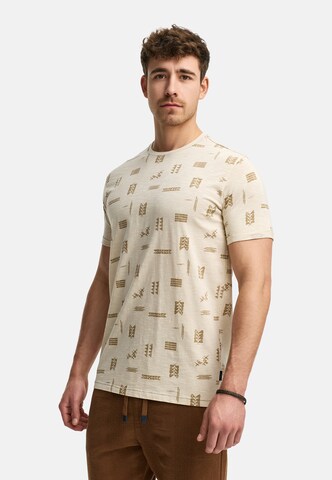 INDICODE JEANS Shirt 'Asbjorn' in Beige