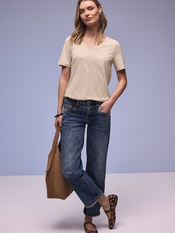 STREET ONE - Camiseta 'Gerda' en beige: frente