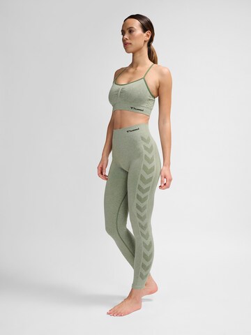 Hummel Skinny Workout Pants 'CI' in Green