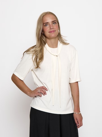 minus - Top 'Ovida' em branco: frente