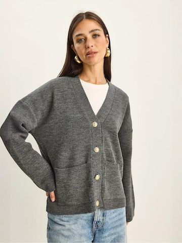 Bianco Lucci - Casaco de malha em cinzento