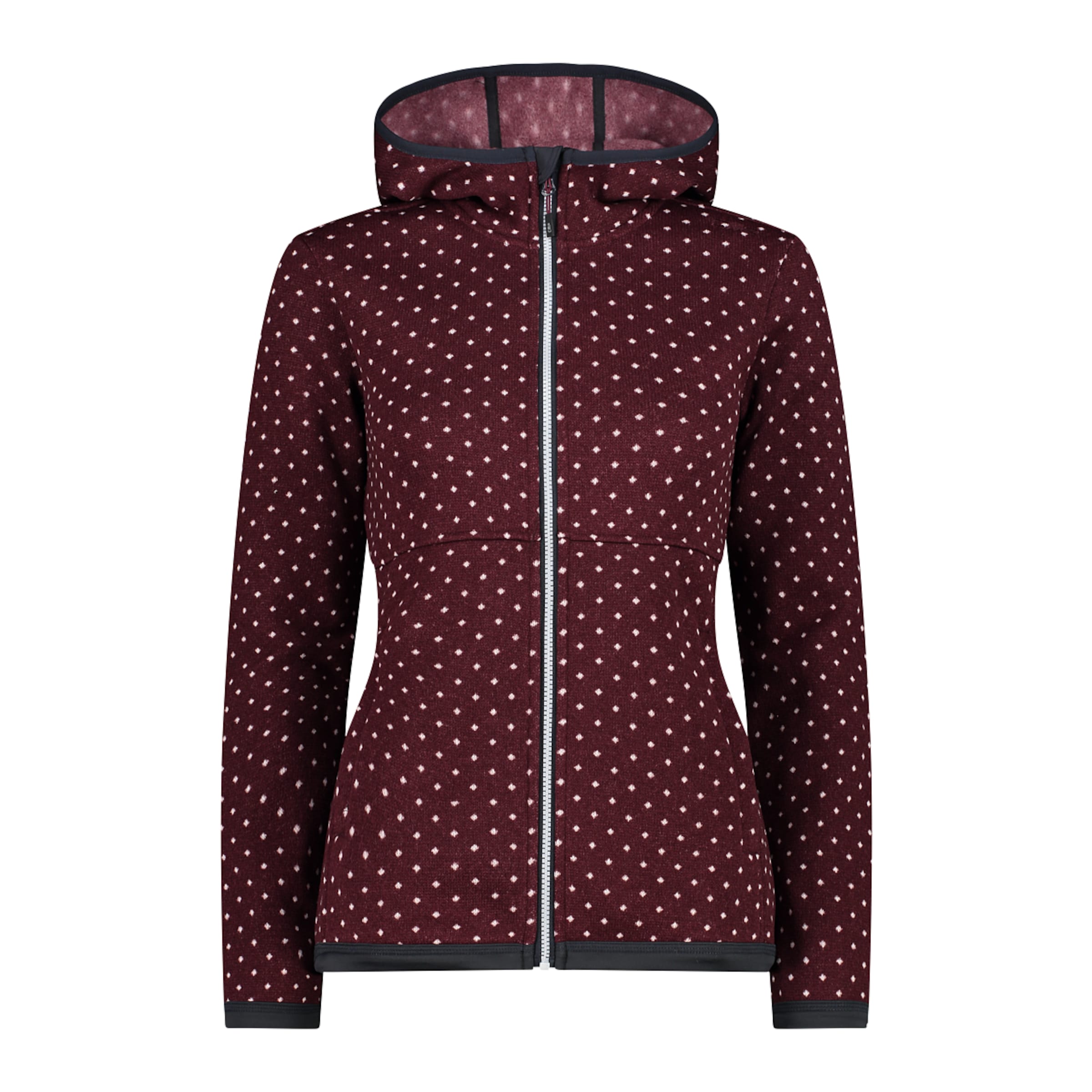 CMP Fleece jas in Rood: voorkant