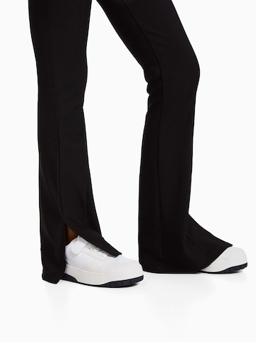 Bershka Flared Pants in Black