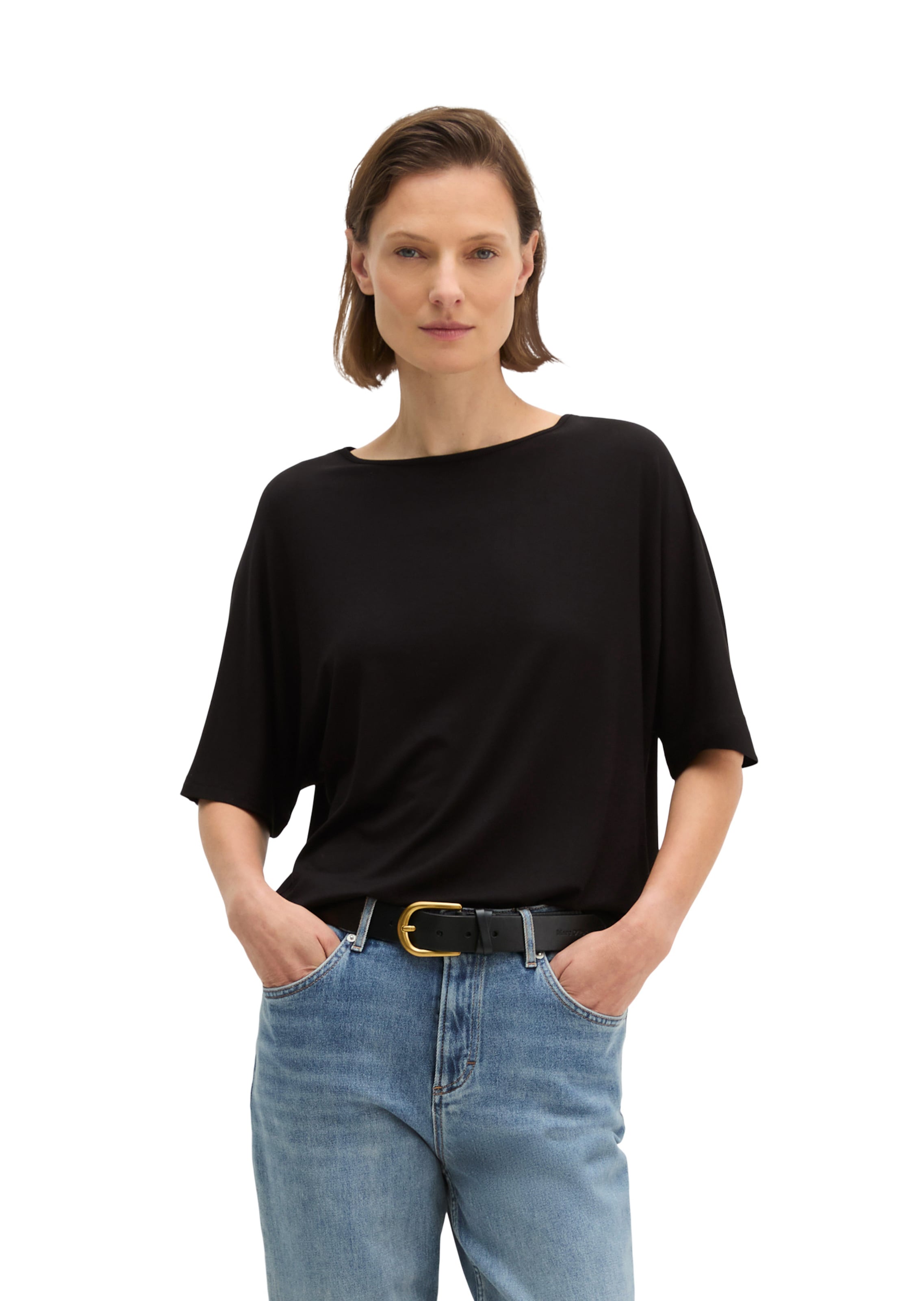 Marc O'Polo Shirt in Black: front