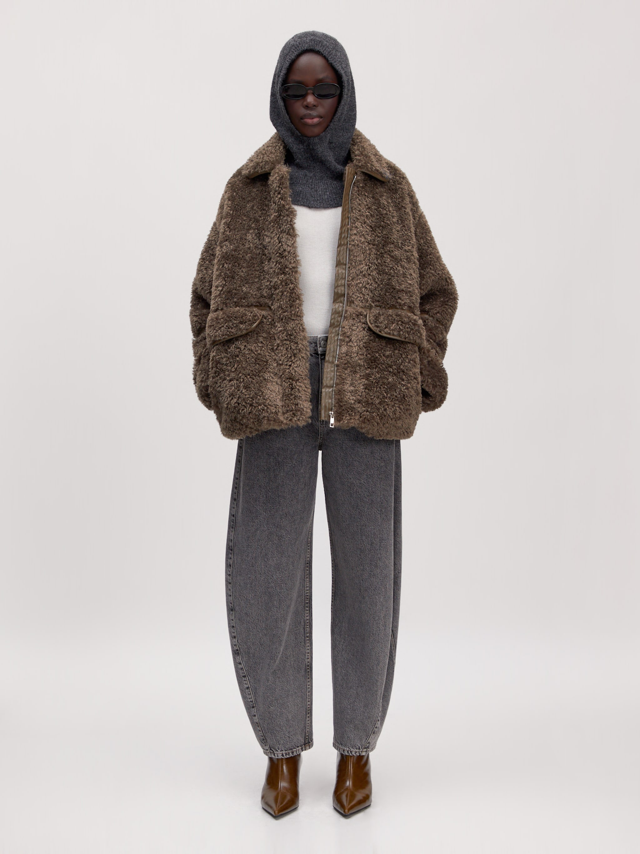 EDITED Produkte Jacke 'Amia' braun