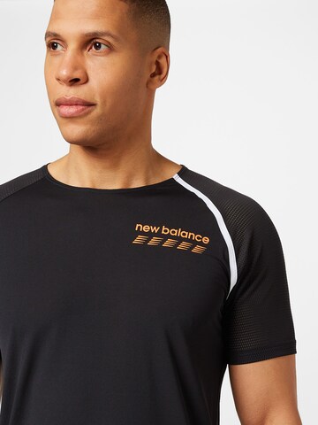 new balance Λειτουργικό μπλουζάκι 'Accelerate Pacer' σε μαύρο