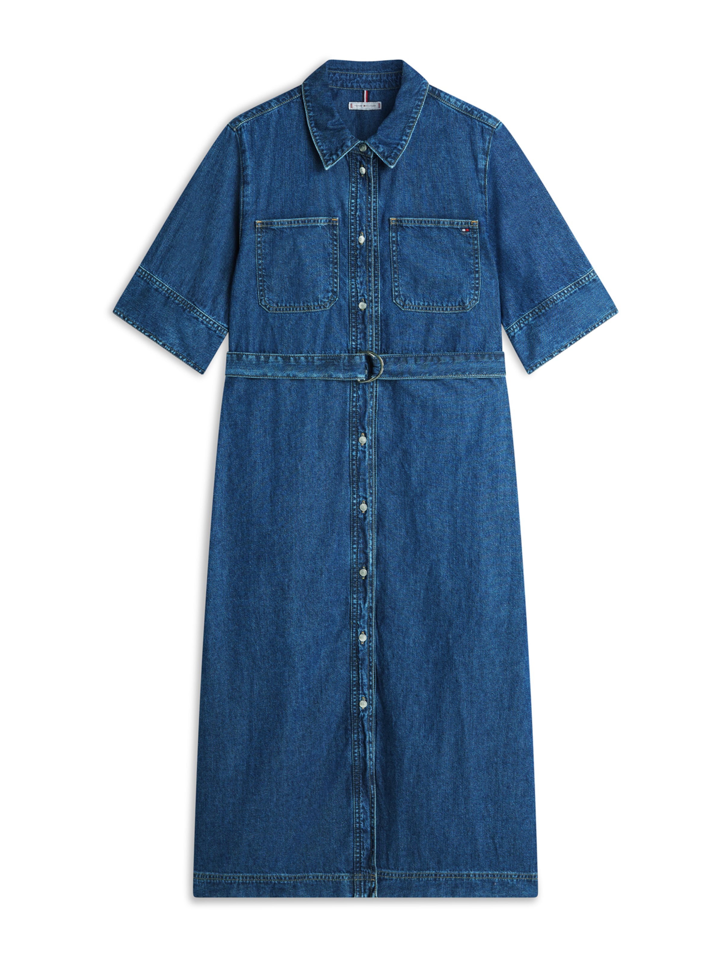 TOMMY HILFIGER Robe en bleu denim, Vue avec produit