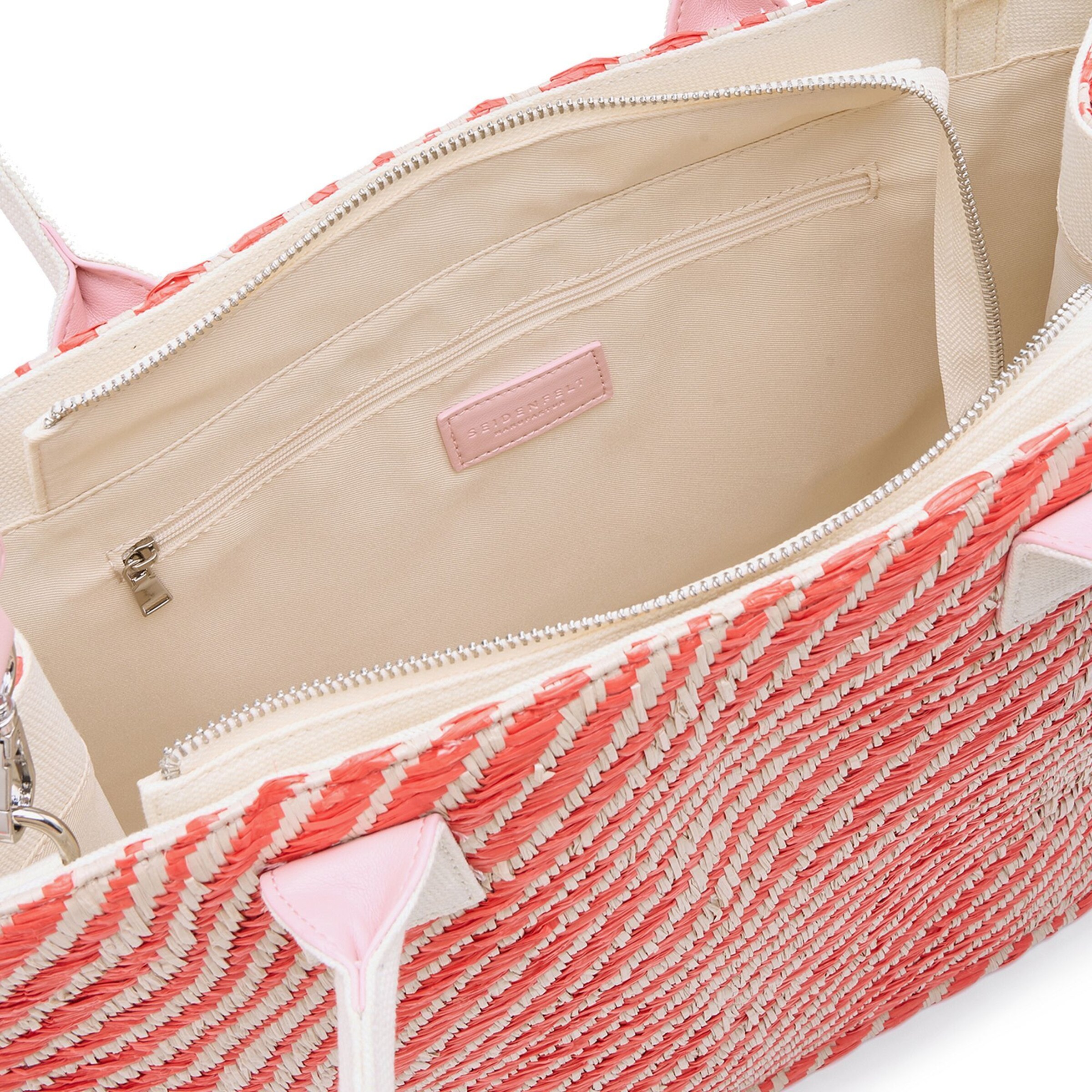 Cabas 'Hulu' Seidenfelt en rose