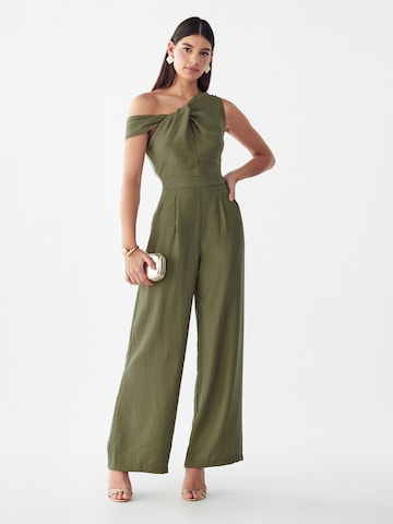 BWLDR - Jumpsuit 'FERGIE' en verde: frente