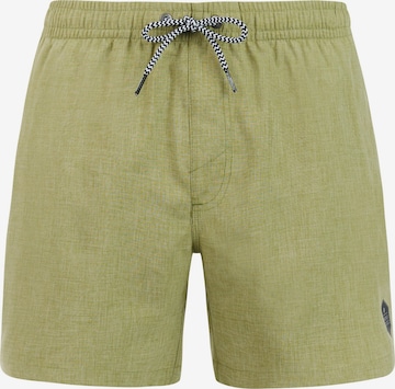 Shorts de bain 'Davey' PROTEST en vert : devant