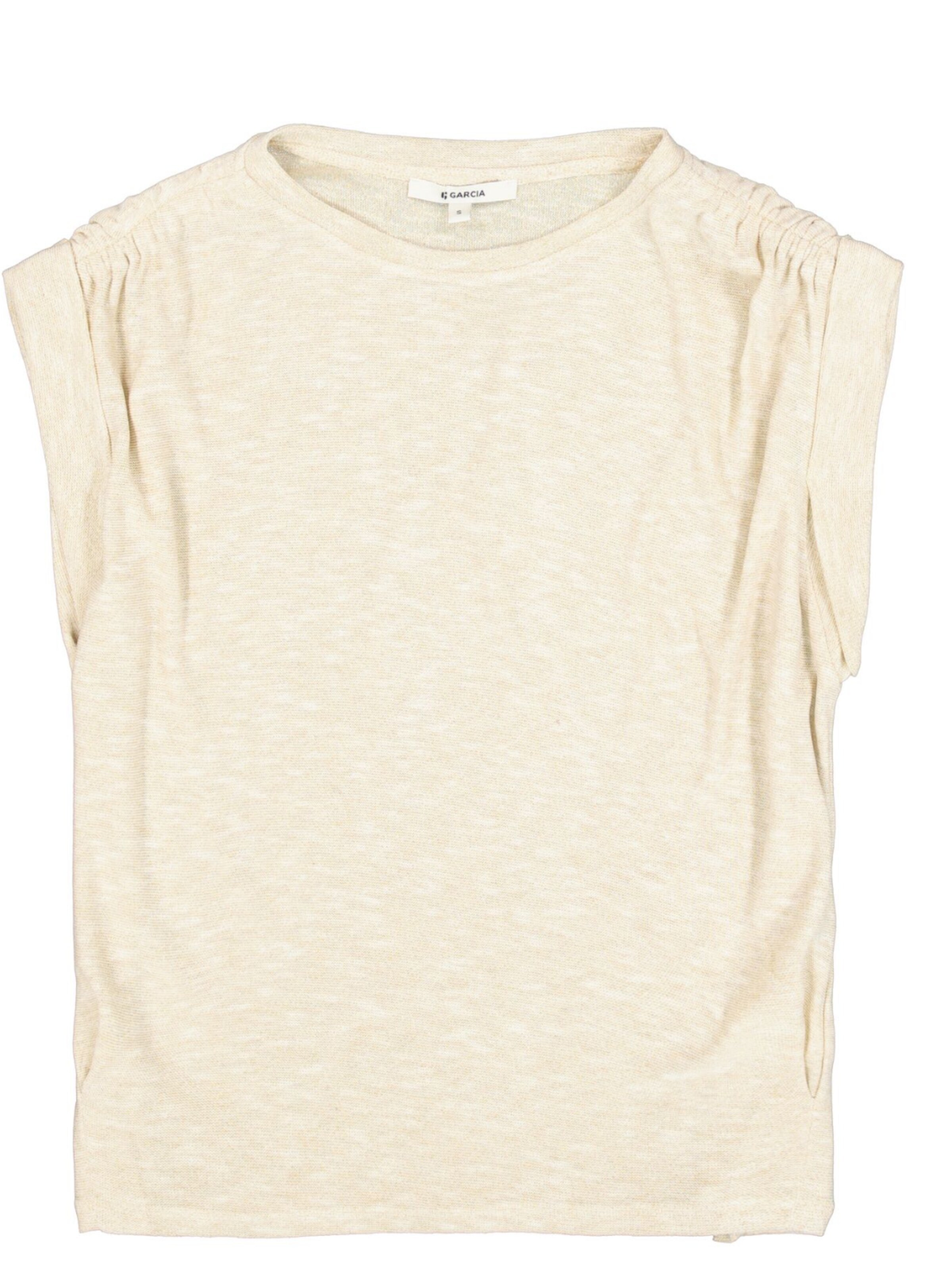 T-shirt 'Garcia - Dames t-shirt' GARCIA en beige : devant