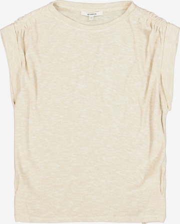 T-shirt 'Garcia - Dames t-shirt' GARCIA en beige : devant