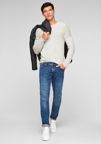Coupe slim Jean 'RICK' QS en bleu : devant