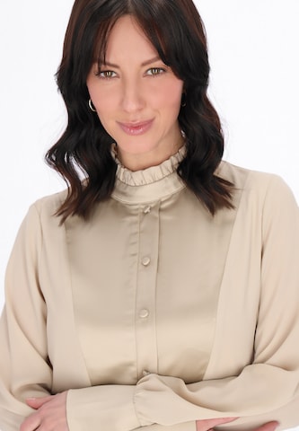 Robe usha BLACK LABEL en beige