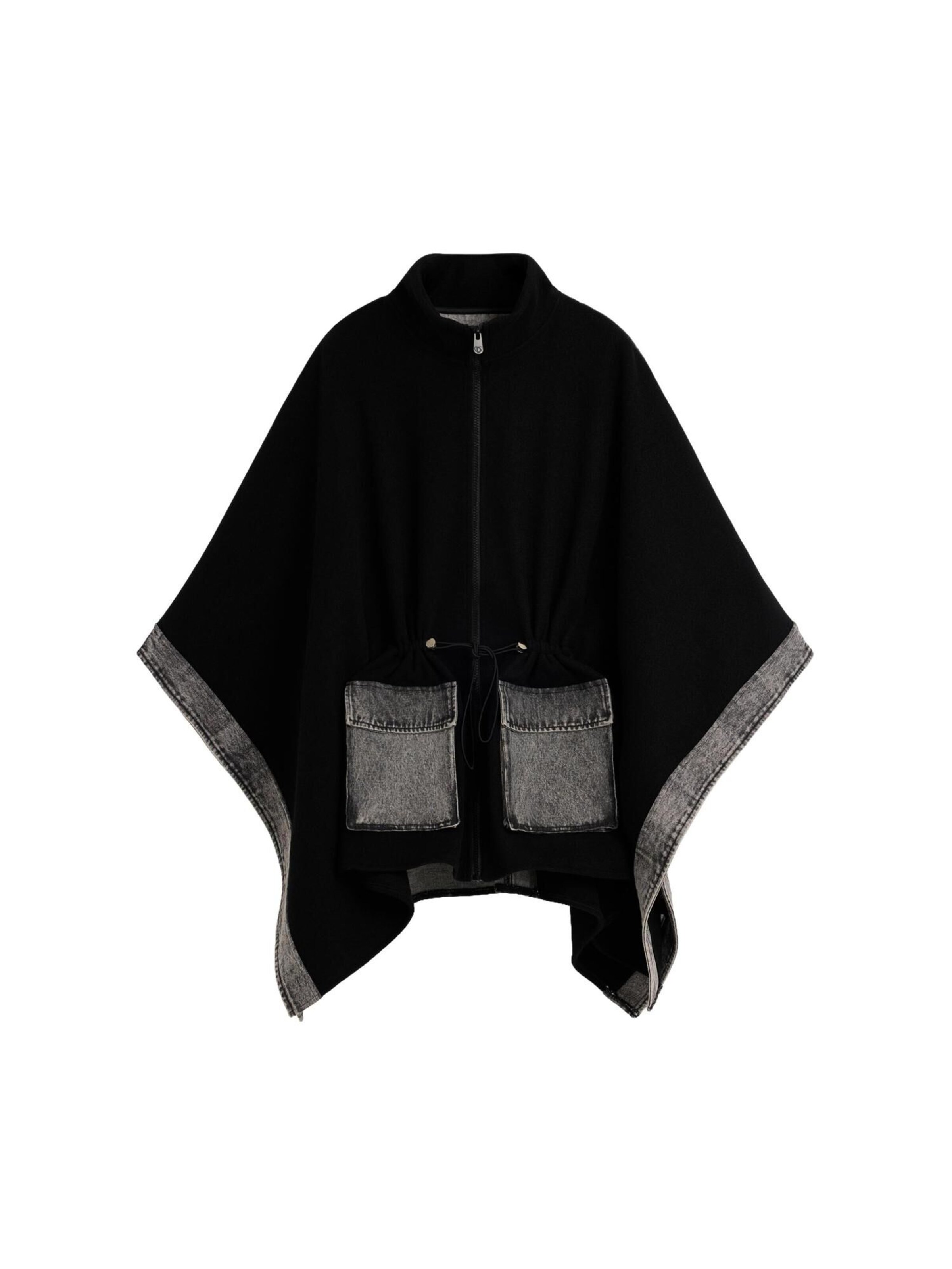 Desigual Cape in Black: front