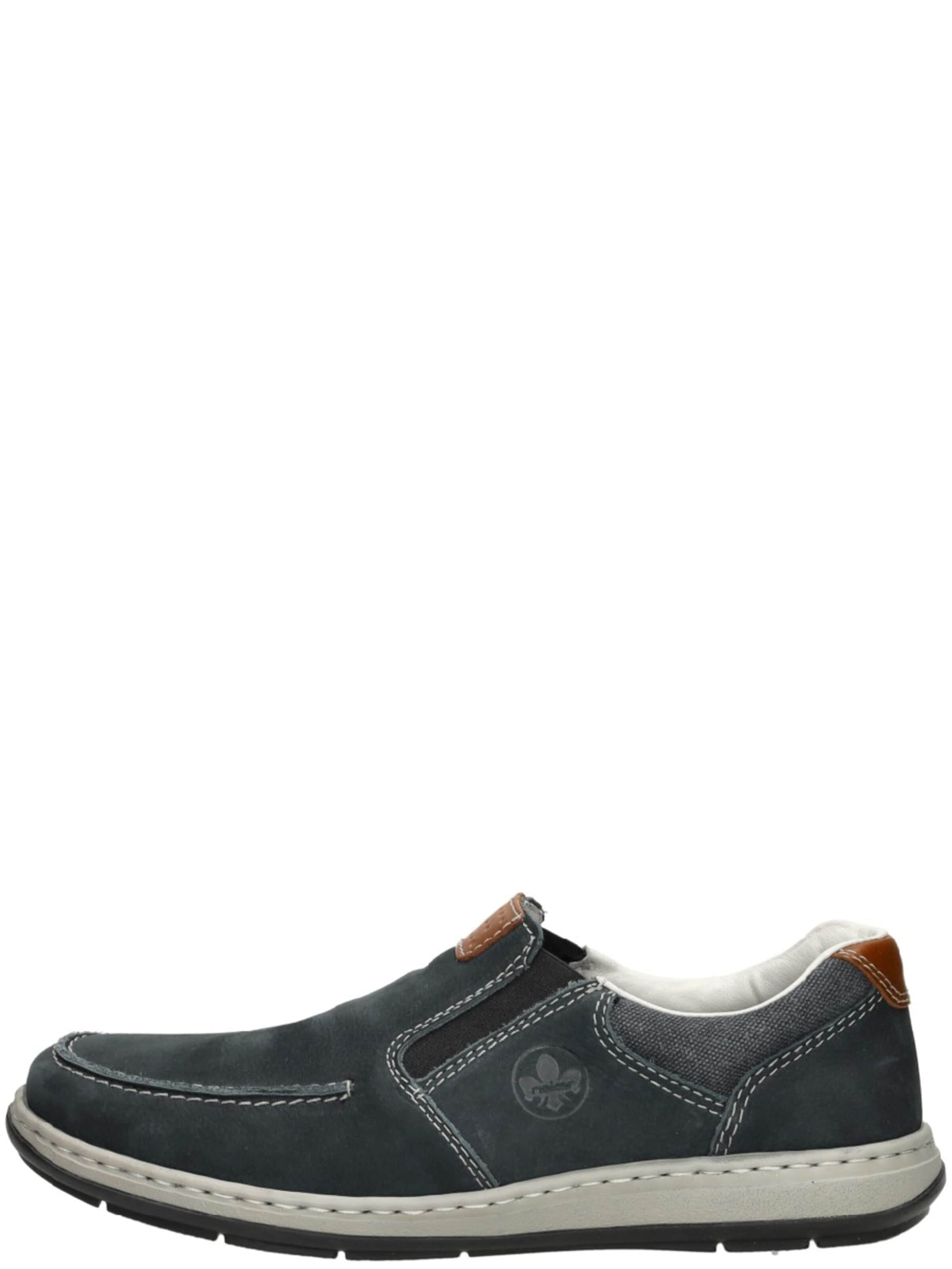Rieker Slip-ons 'Heren instapschoenen' in Grijs: voorkant