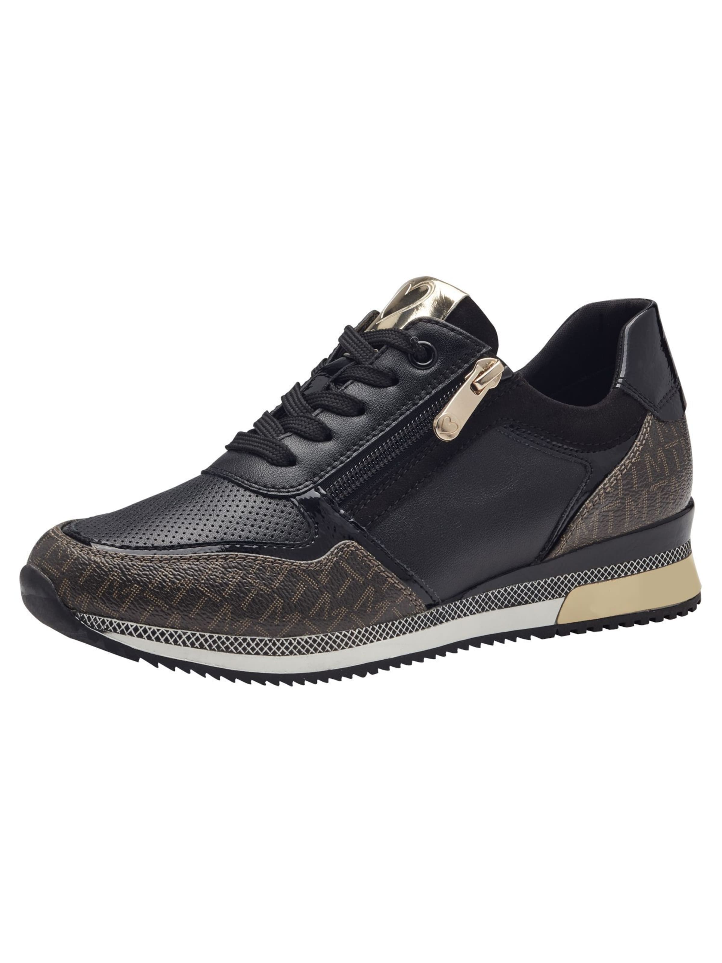 MARCO TOZZI Sneakers laag in Zwart: voorkant