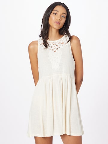 Superdry Dress in Beige: front