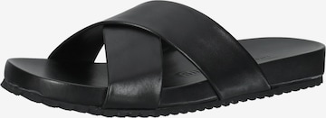 Gordon & Bros Mules in Black: front