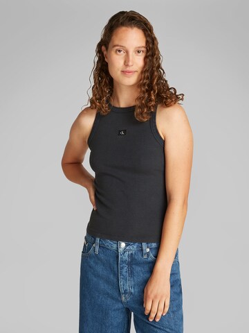 Calvin Klein Jeans Top in Schwarz: Vorderseite